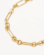 Load image into Gallery viewer, Gold Vermeil Shield Bracelet
