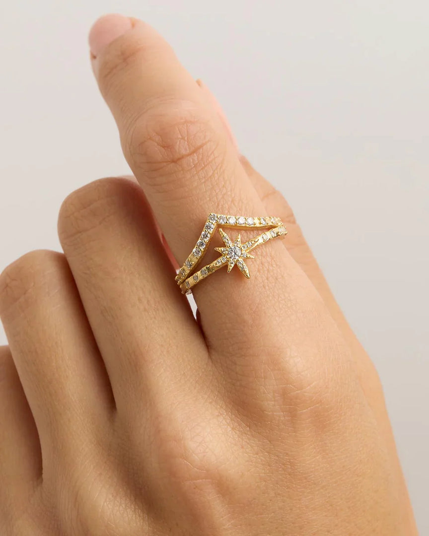 Vermeil Universe Ring