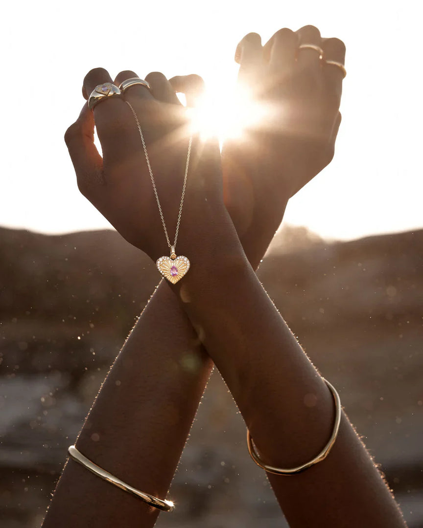 Gold Vermeil Heart Pendant