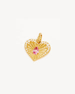 Load image into Gallery viewer, Gold Vermeil Heart Pendant
