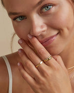 Load image into Gallery viewer, Gold Vermeil Align Your Soul Ring
