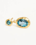 Load image into Gallery viewer, Gold Jewel Topaz Earrings
